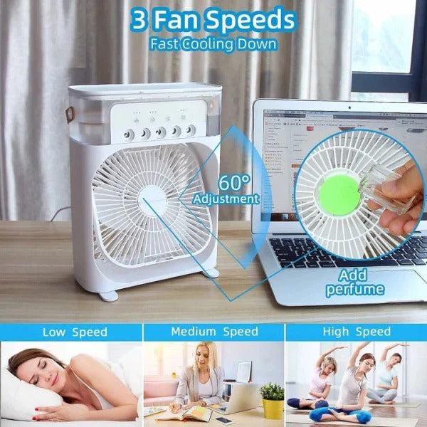 Mini Portable Air Conditioner Mist Fan