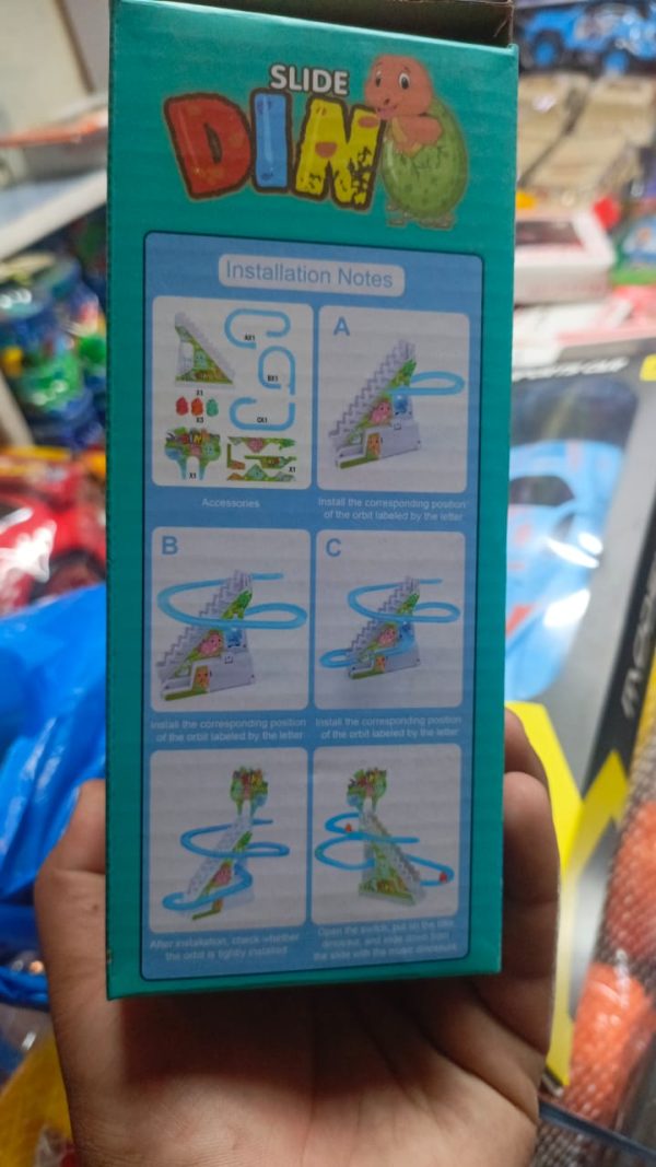 Dinosaur Slide Race Track Toy